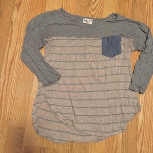 Nordstrom 3 Quarter Sleeve Striped Jean Pocket SOFT💝Reasonable Offers Welcome💝